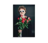 ZPAOWUFB Singer Lewis Capaldi Poster Poster Decorative Painting Canvas Wall Posters And Art Picture Print Modern Family Bedroom Decor Posters 12x18inch(30x45cm)