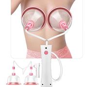 ZPBLWT Electric Breast Enlargement Device, Double Cup Electric Breast Massager for Female for Breast Dysplasia, Female Chest Care Tool Accessories, Breast Beauty Instrument