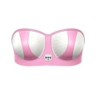 ZPBLWT Electric Breast Massager, USB Electric Breast Massage Bra Accelerate Circulation 3 Gears Heating Home Chest Breast Bra, Wireless Breast Massager for Breast Care