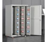 ZPBLWT High Security Large Capacity Steel Key Cabinet| key Cabinet with Hooks and Labels | Key Storage Cabinet for Real Estate Agency and Car Key Management