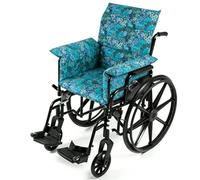 ZPBLWT Integrated Wheelchair Cushion | Pressure Reducing Wheel Chair Cushion with Back Support | Pain Relief and Anti-Decubitus Cushion for Elderly People | Washable