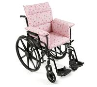 ZPBLWT Integrated Wheelchair Cushions, Soft Pressure Reducing Cushion, Comfortable and Supportive Wheelchair Accessory Sciatica Pain Relief for Office Chair, Wheelchair