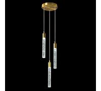 ZPBSJ Modern Kitchen Island Pendant Light LED Gold Mini Pendant Lighting Bedroom Bedside Table Small Pendant Lights（3-Light）