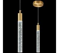 ZPBSJ Modern Kitchen Island Pendant Light LED Gold Mini Pendant Lighting Bedroom Bedside Table Small Pendant Lights（1-Pack）