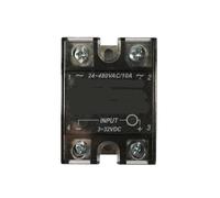ZPC1CS81 10A 25A 40A 80A 100A 120A High Power DC to AC SSR Solid State Relay 12v Module 230V AC Load 3-32VDC Input for Home