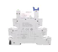ZPC1CS81 10Pcs 41F-1Z-C2-1 HF41F 5-ZS 12-ZS 24-ZS 5V 12V 24V 230V 6A 1CO Slim/SSR Relay Mount on Screw Socket with LED Wafer
