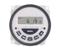 ZPC1CS81 1NO + 1NC Volt Free Output 16A Time Relay Control 220V 230V 240V 7 Days Programmable Digital Timer Switch with Protective COVER