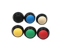 ZPC1CS81 1pc 12mm Black Stainless Steel Colorful Momentary Horn Door Bell Power Push Button Siwtch Screw Feet Car Auto Engine Start PC