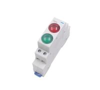 ZPC1CS81 1PC ND9 LIGHTS LED RED GREEN AC/DC 24V 220V Modular DIN Rail LampIndicator Light