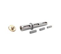 ZPC1CS81 1PCS NMRV Worm Gear Reducer Keyway Shaft Single Output 14mm RV030 Gearbox Double Output Shaft(Single Output Shaft)