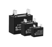 ZPC1CS81 2Pcs CBB61 Air Conditioner External Fan Start Capacitor Motor Run Capacitor 450V 1UF 1.2UF 1.5UF 2UF 2.5UF 3UF 3.5UF 4UF 4.5UF