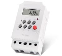 ZPC1CS81 30A 220V AC 12V Volt DC Din Rail Digital TIMER SWITCH Electronic 7 Days Schedule Programmable Time Relay Clock Control