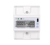 ZPC1CS81 AC 230V 100A Single Phase Electricity Energy Meter KWH RS485 Modbus RTU Communication Pulse Output Power Consumption Din Rail