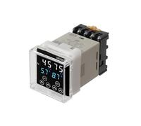 ZPC1CS81 Digital Time Relay DH48S-S/1Z/2Z Programmable Cycle Delay AC220V AC380V DC24V DC12V with Socket Base 8 Pin Din Rail 0.01S-9999H
