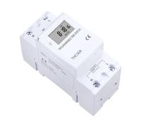 ZPC1CS81 Din Rail 2 Wire Weekly 7 Days Programmable Digital TIME SWITCH Relay Timer Control AC 220V 230V 12V 24V 48V 16A 30A