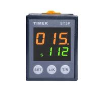 ZPC1CS81 Intelligent LCD Digital Time Relay Control Module Power-off Delay with Base ST3P 220v24v380v 1NO1NC