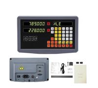 ZPC1CS81 SDS2MS 2 Axis DRO Kit Milling Lathe Grider Digital Readout Display with 2PCS 5um Optical Ruler Linear Scale Encoder