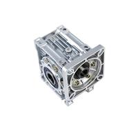 ZPC1CS81 Speed Reducer Worm DC Motor Gearbox RV030 Output Reduction Ratio 5:1 10:1 20:1 to 80:1 for NEMA 23 Motor Worm Reducer(80-1)