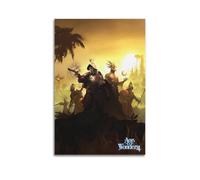 ZPEFGJUON Age of Wonders 4 Game Poster Poster Decorative Painting Canvas Wall Posters And Art Picture Print Modern Family Bedroom Decor Posters 24x36inch(60x90cm)