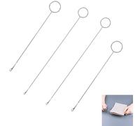 Zpeiran 4PCS Needle Threader Needle Threader Overlocker Threader Set Threading Aid Household, for Pants, Hoodies, Sweatpants, Jackets