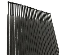 Zpengtai Bicycle Spokes 12pcs/lot Spokes Straight Pull Stainless Steel 14G Black Wheel(300mm)