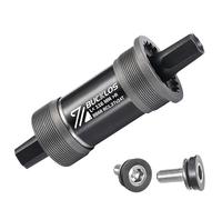 Zpengtai Bottom Bracket Bicycle Square Taper Bottom Bracket 110.5 113 116 118 120 122. 124. 126mm Threaded Mountain Bike Parts(68x116mm)
