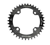 Zpengtai Chainring 104BCD Round Narrow Wide Chainring MTB Mountain Bike Bicycle 32T 34T 36T 38T Crankset Tooth Plate Parts 104 BCD 11 speed(32T,Black 104BCD Round)