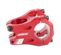 Zpengtai Cycling Stems Mountain Road Bike Table Short Power Mtb Bicycle Bridge 35mm Stem Adjustable Riser 31.8 Handlebar Cycling(HASSNS Red)