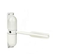 Zpengtai Door Closer White Spring Closing Door Zinc Alloy Adjustable Surface Mounted Automatic Door Closer Fire Rated Door Stopper Door Hardware Door Closers