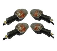 Zpengtai Motorbike Indicator 4pcs Front & Rear Turn Signals Bulb Light Fit Use For HONDA CBR929RR CBR954RR CBR600F4 CBR600F4i CBR 929 954 600 RR F4 F4i Motorbike Indicators(Smoke lens)