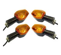 Zpengtai Motorbike Indicator 4pcs Front & Rear Turn Signals Bulb Light Fit Use For HONDA CBR929RR CBR954RR CBR600F4 CBR600F4i CBR 929 954 600 RR F4 F4i Motorbike Indicators(Amber lens)