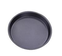 Zpengtai Pizza Plate Kitchen Pizza Mould Pan Ware Baking Pan Round Pizza Tray Round Baking Tray Heat-Resistant for Home Pie Black Large(9 inch)