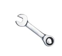 Zpengtai Spanner Sets 1 Pcs 6mm-19mm Reversible Combination Stubby Single Wrench Stubby Combination 72 Tooth Ratchet Socket Spanner Nut Repair Tools Wrench(12MM)