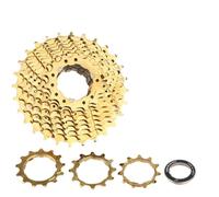 Zpengtai Speed Cassette Road Bike 11 Speed Cassette 28/32/34T Bicycle 12S Freewheel Gold Silver Rainbow Flywheel 7 speed(11S 11-28T Gold)