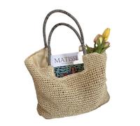 ZPFDSG Straw Bags for Women Casual Women's Underarm Shoulder Bag Luxury Design Straw Woven Large Capacity Handbag Summer Beach BagShopper Tote(Beige)