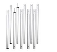 ZPFDSG Tent Poles Set Of 2 Telescoping Tent Poles Tarp Adjustable Aluminum Alloy Camping Pole For Outdoor Canopy Awning Rain Shelter