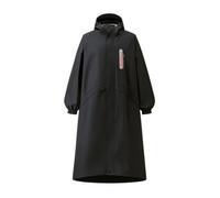 ZPGVWXKO Children Raincoat Kids Waterproof Hooded Rain Jacket Coat With Packable Pouch Extended Below Knee Coverage And Elastic Cuffs Polyester TPU Material, Array, Classic Black, 3XL