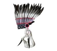 ZPGVWXKO Feather Headdress, Head Covering, American Chief's Indian Hat