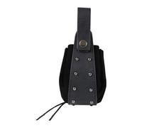 ZPGVWXKO Medieval Belt Bag, Casual Cosplay Accessory for Theatre Performances, Black