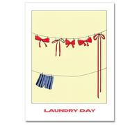 zphvaqd Vintage Red Bow Canvas Wall Art Poster ，Trendy Print Laundry Room Art，Coquette Pictures，French Art，Preppy Gifts for Girls Apartment Decor for Bedroom Living Room 12 x 16 in Unframed