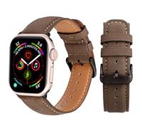 ZPIJOO Top Grain Leather Bands Compatible with Apple Watch Band for Men Women 42mm 41mm 40mm 38mm, Modern Genuine Leather Replacement Strap for iWatch Ultra 2, Ultra, SE, Series 10 9 8 7 6 5 4 3 2 1