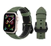 ZPIJOO Top Grain Leather Bands Compatible with Apple Watch Band for Men Women 42mm 41mm 40mm 38mm, Premium Genuine Leather Replacement Strap for iWatch Ultra 2, Ultra, SE, Series 10 9 8 7 6 5 4 3 2 1