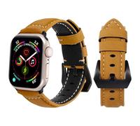 ZPIJOO Top Grain Leather Bands Compatible with Apple Watch Band for Men Women 49mm 46mm 45mm 44mm 42mm, Premium Genuine Leather Strap for iWatch Ultra 2, Ultra, SE, Series 10 9 8 7 6 5 4 3 2 1