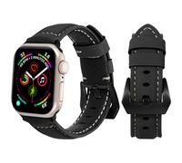 ZPIJOO Top Grain Leather Bands Compatible with Apple Watch Band for Men Women 49mm 46mm 45mm 44mm 42mm, Premium Genuine Leather Strap for iWatch Ultra 2, Ultra, SE, Series 10 9 8 7 6 5 4 3 2 1