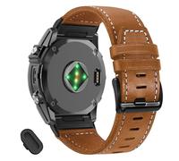 ZPJPPLX 22mm Genuine leather Watch Bands for Fenix E 8 AMOLED 47mm 7 6 Pro 5 plus,Quick fit Strap for quatix 6 7 8 epix Pro tactix 8 AMOLED 47mm/Approach S62 S70/Forerunner 965 970 955/Descent G2 G1