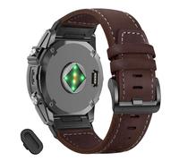 ZPJPPLX 22mm Genuine leather Watch Bands for Fenix E 8 AMOLED 47mm 7 6 Pro 5 plus,Quick fit Strap for quatix 6 7 8 epix Pro tactix 8 AMOLED 47mm/Approach S62 S70/Forerunner 965 970 955/Descent G2 G1