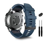 ZPJPPLX 22mm Quick-Fit Silicone Band Compatible with Garmin Fenix 8 Pro 47mm/E/7 Pro/7/6 Pro/6/5 Plus/5, Sport Replacement Straps For Approach S70/S62/Forerunner 970/965/955/quatix tactix 8 7 Pro 47mm