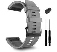 ZPJPPLX 26mm Compatible with Garmin Fenix 8 AMOLED 51mm/7X Pro/6X Pro/7X/6X/5X Plus/5X bands,Silicone watch band for Descent Mk2i MK3i 51mm/Enduro 3/2/epix Pro 51MM/tactix 7 AMOLED/tactix 7 Pro