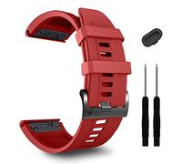 ZPJPPLX 26mm Compatible with Garmin Fenix 8 AMOLED 51mm/8Pro/7X Pro/6X Pro/7X/6X/5X Plus/5X bands,Silicone watch band for Descent Mk2i MK3i 51mm/Enduro 3/2/quatix 8 epix Pro 51MM/tactix 8 7/7 Pro