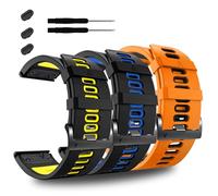 ZPJPPLX 26mm Easy Fit Watch bands For tactix 8 Fenix 8 51mm 7X Pro 6X 5X,Soft Silicone Sport Straps Compatible for Garmin Tactix7/Fenix 6X Pro/Fenix 5X Plus/Enduro3 2/Descent Mk2i/3i Epix Pro 51mm